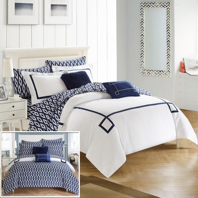 Chic Home 9-Piece Reversible Comforter Bedding Set