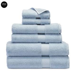 Matouk Regent Bath Towel Set (Hazy Blue)