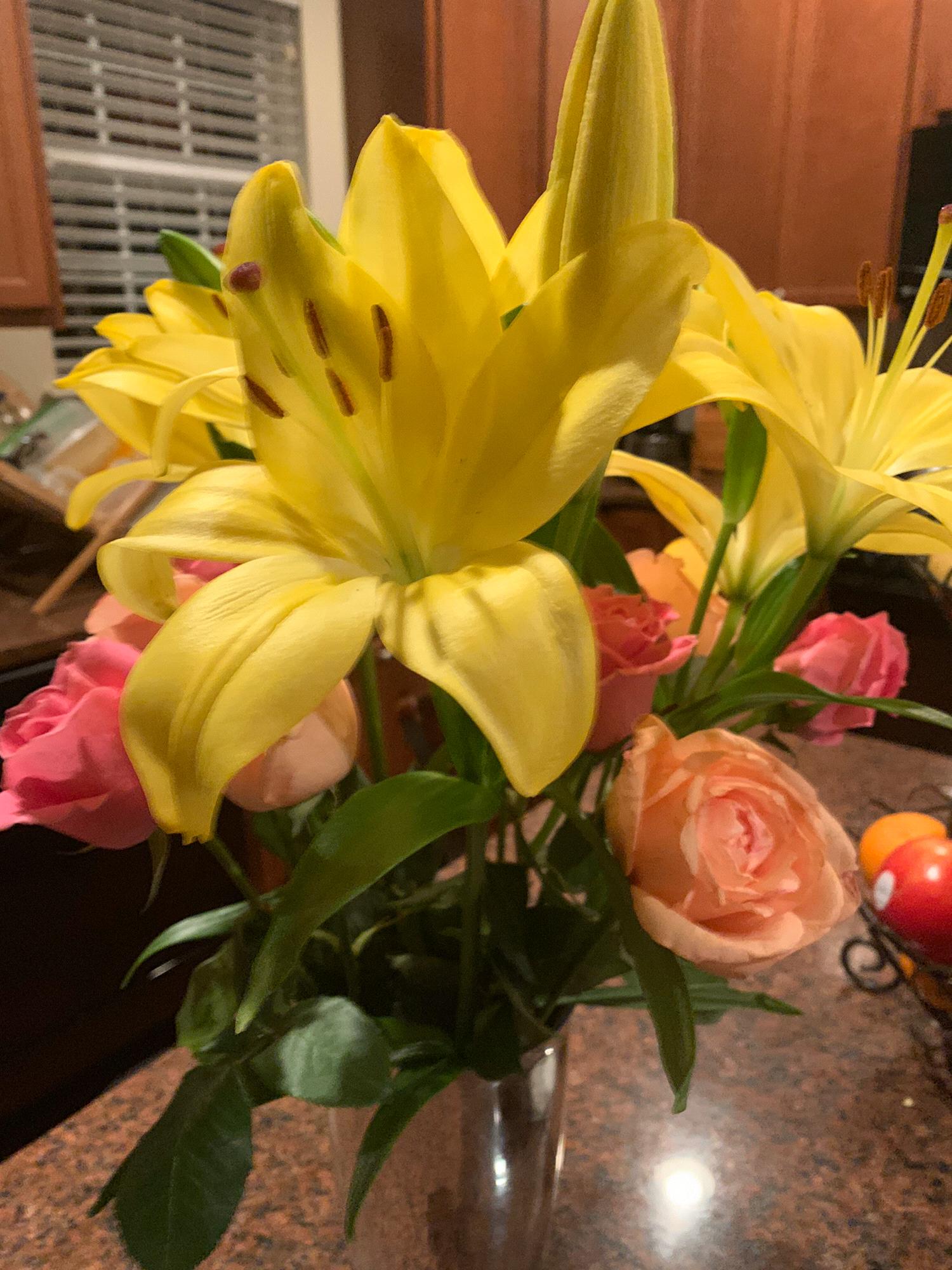 My engagement flowers