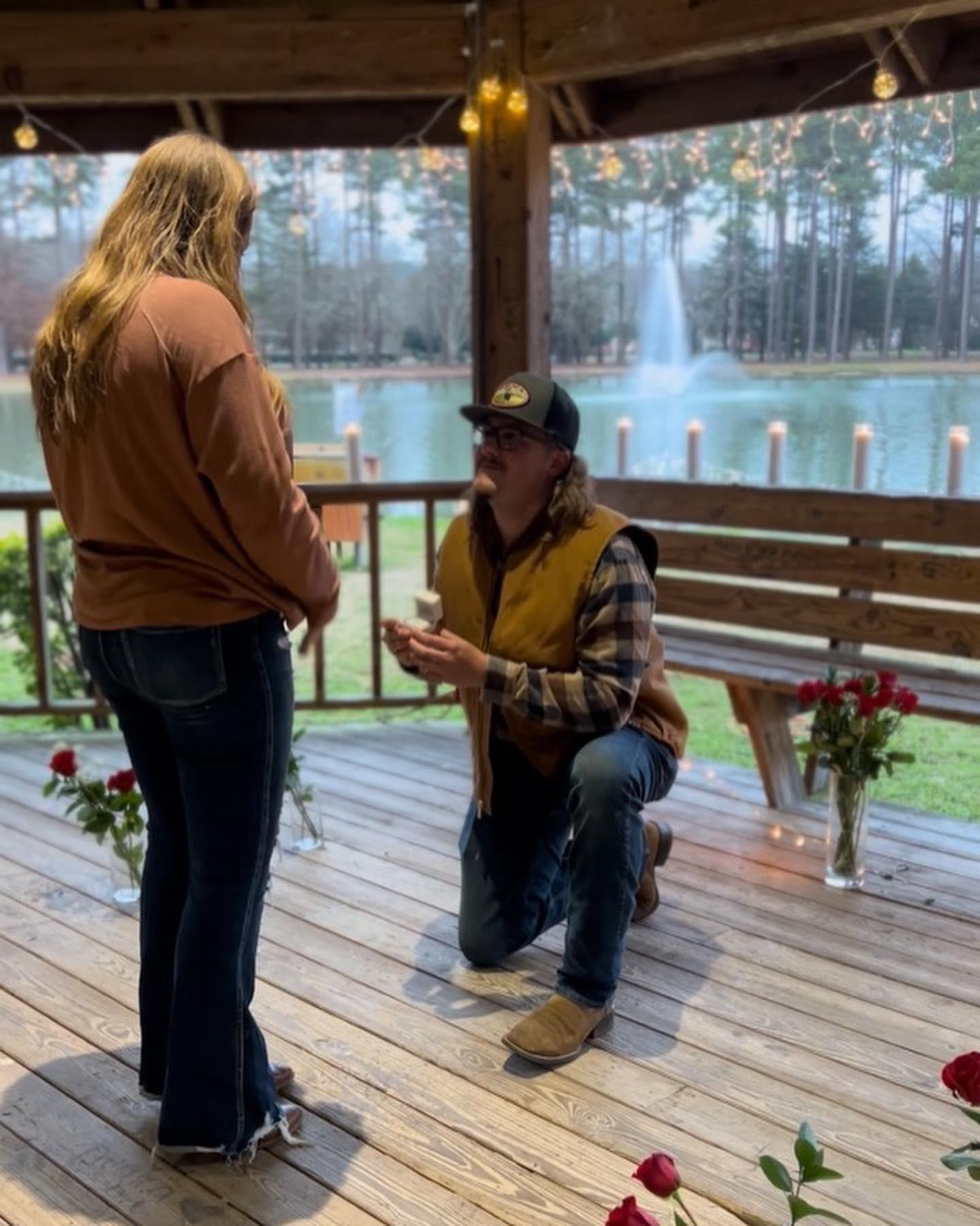 The day she said yes!