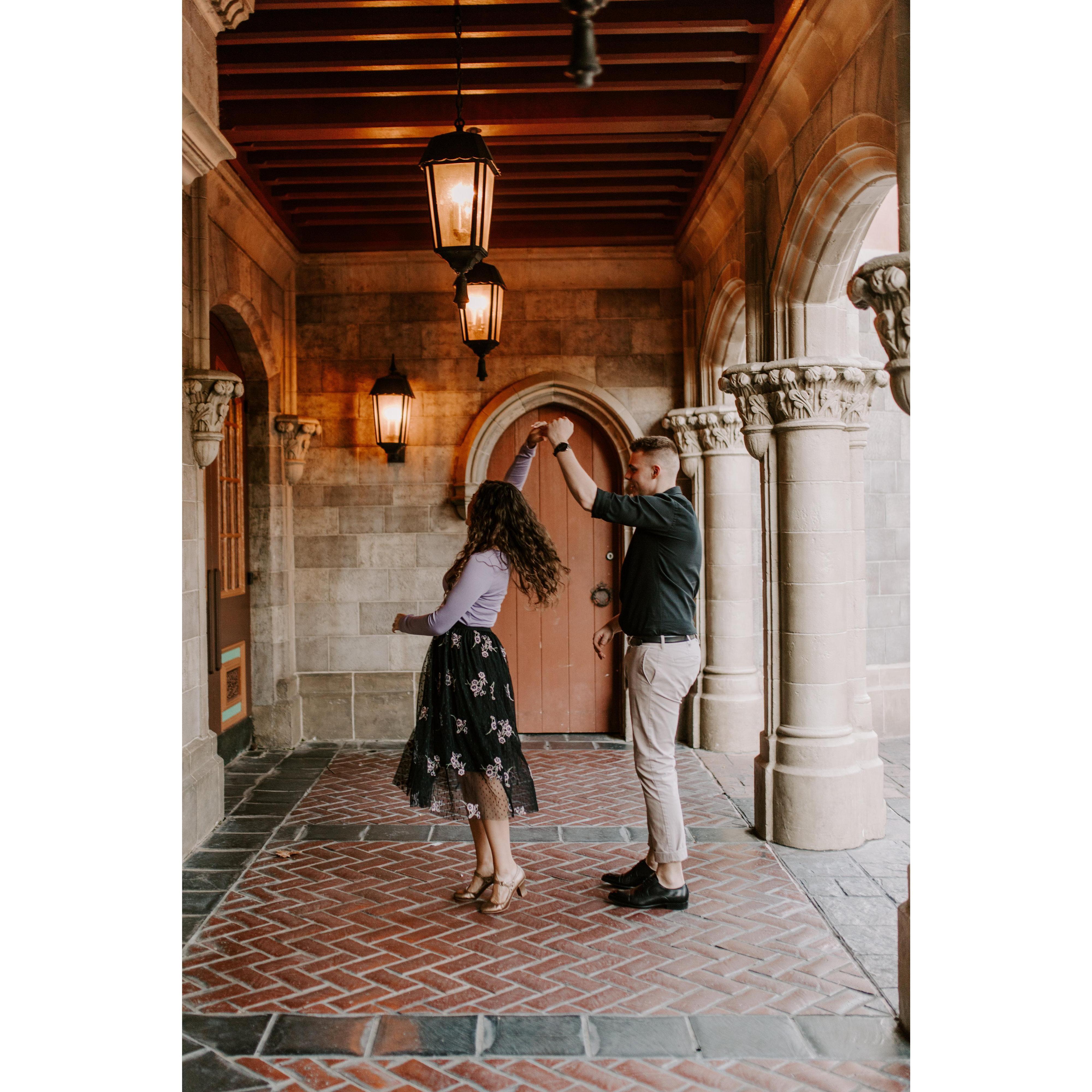 Dancing together in Magic Kingdom