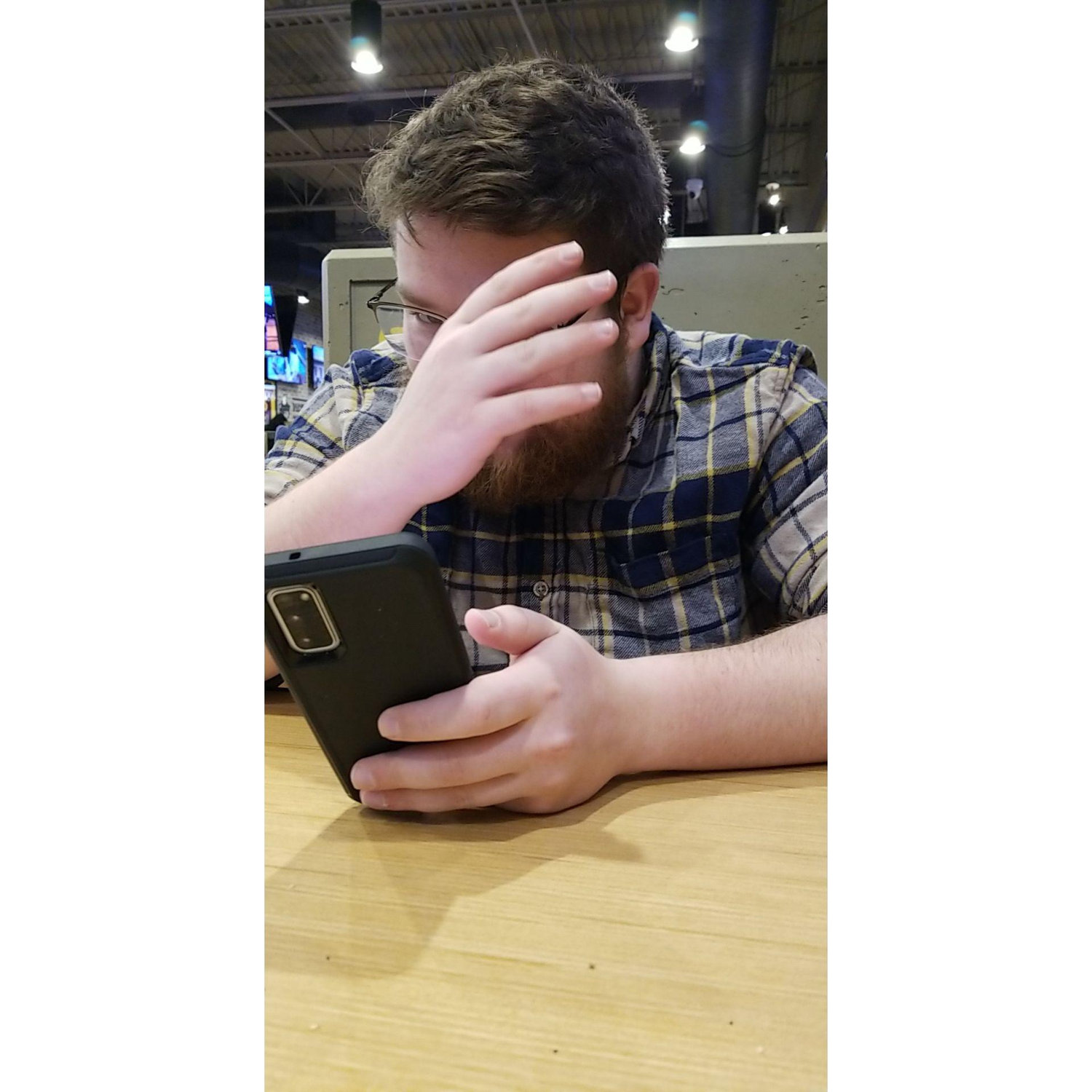 Too shy to take a pic...