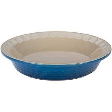 Le Creuset PG1855-2359 Heritage Stoneware Pie Pan, 9-Inch, Marseille