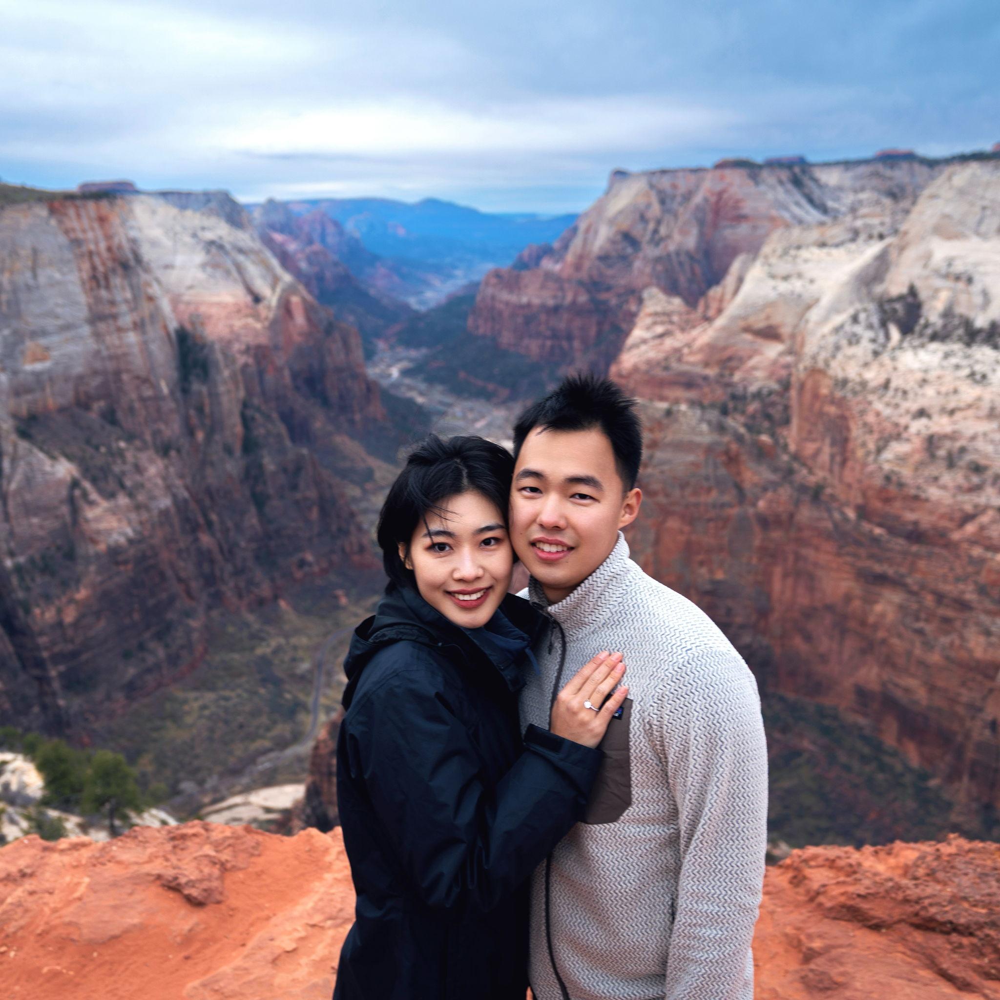 Proposal at Zion, 12.23