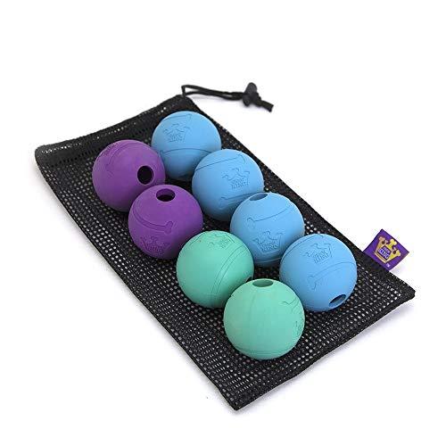 Chew King Fetch Balls Extremely Durable Natural Dog Toy Ball, Fetch Toy Collection, Fits Ball Launcher