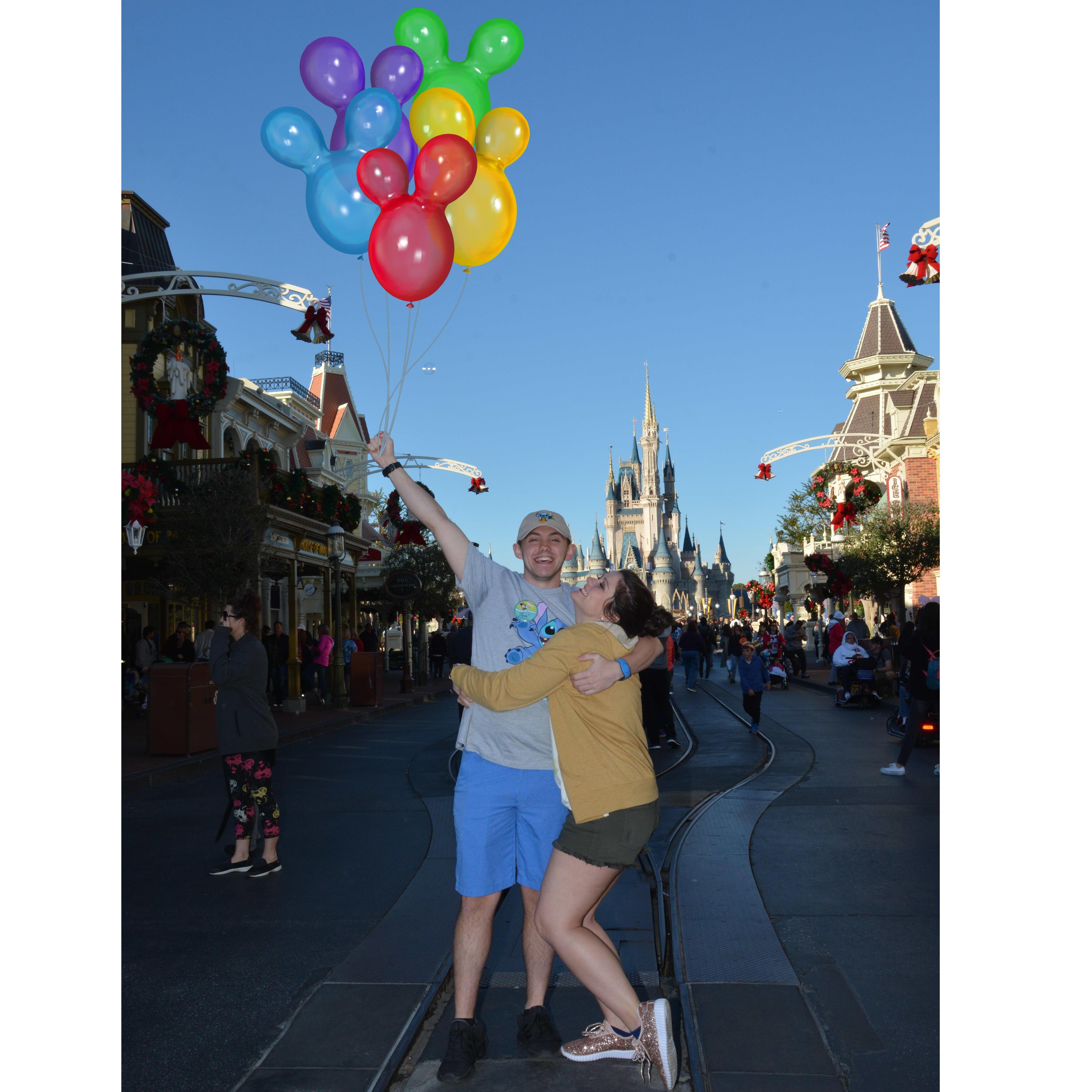 Josh and Brittany's first vacation and first time in Disney World together!