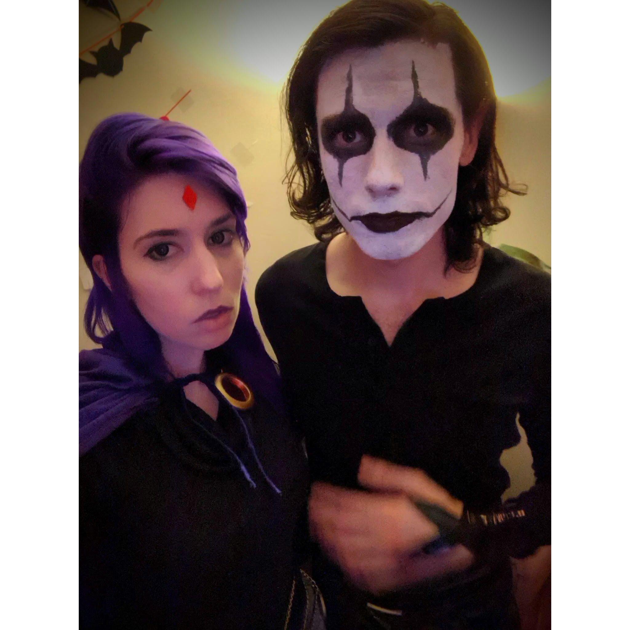 First couple's costume! (Raven and The Crow)