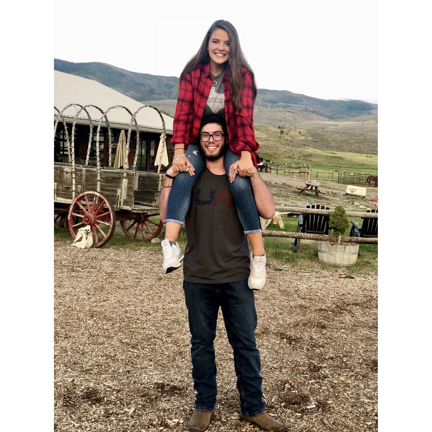Our first trip to our future home state! Taken at the 4 Eagle Ranch in Wolcott, CO.