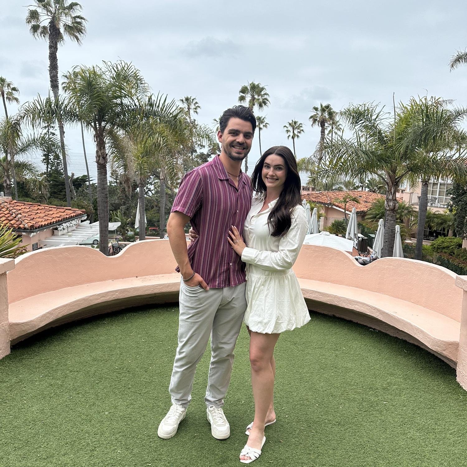 Selecting La Valencia as our wedding venue
