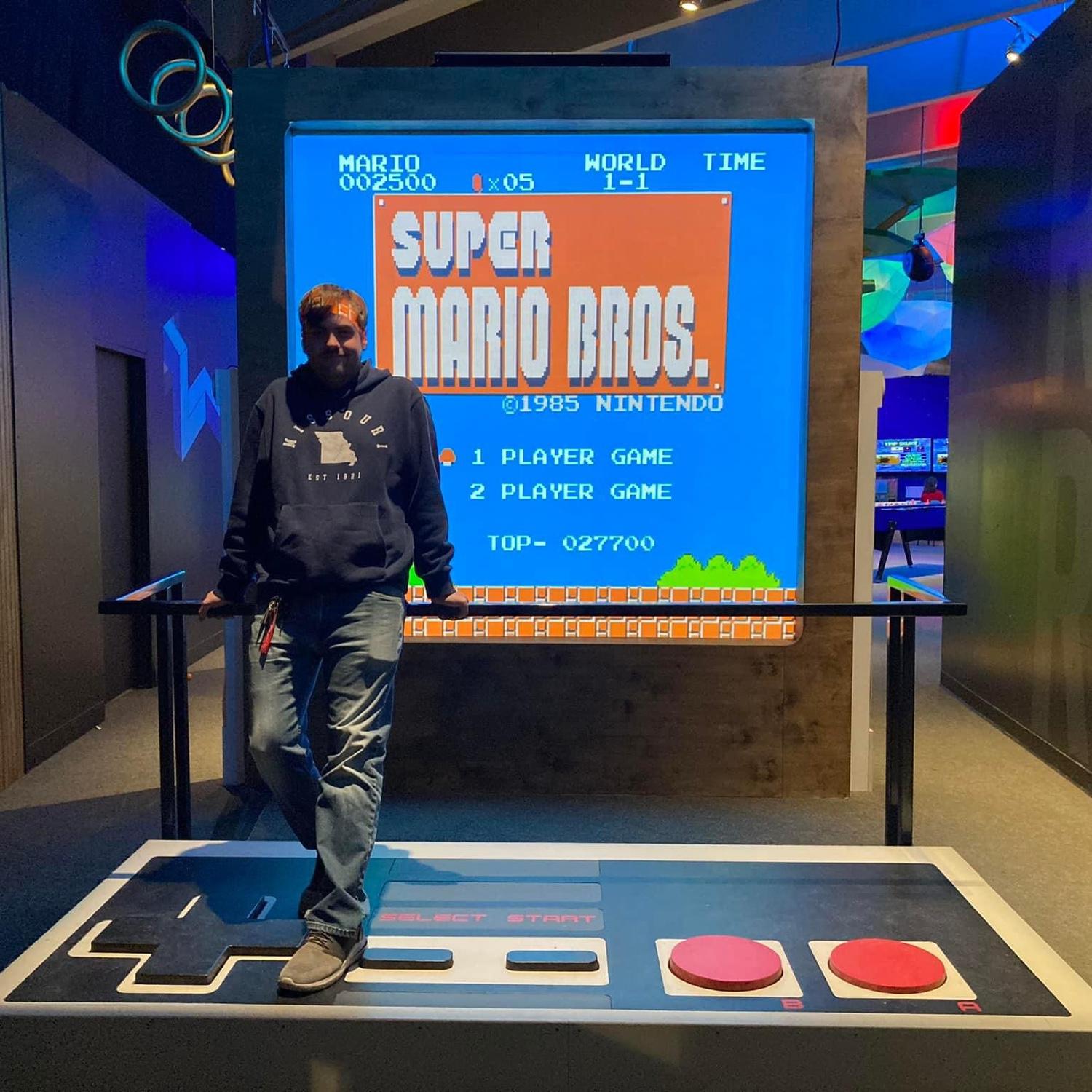 February 20th, 2024 -- our relationship was commemorated by the giant Nintendo controller at the St. Louis Science Center