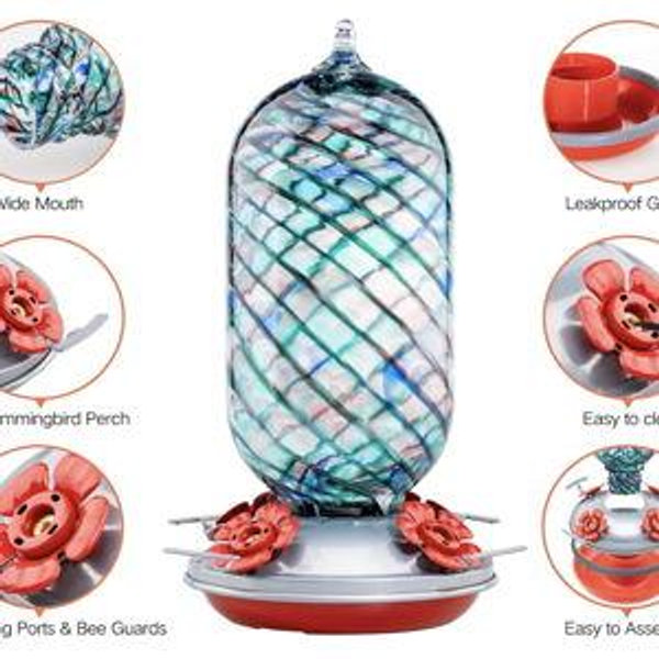 Garden Hummingbird Feeder