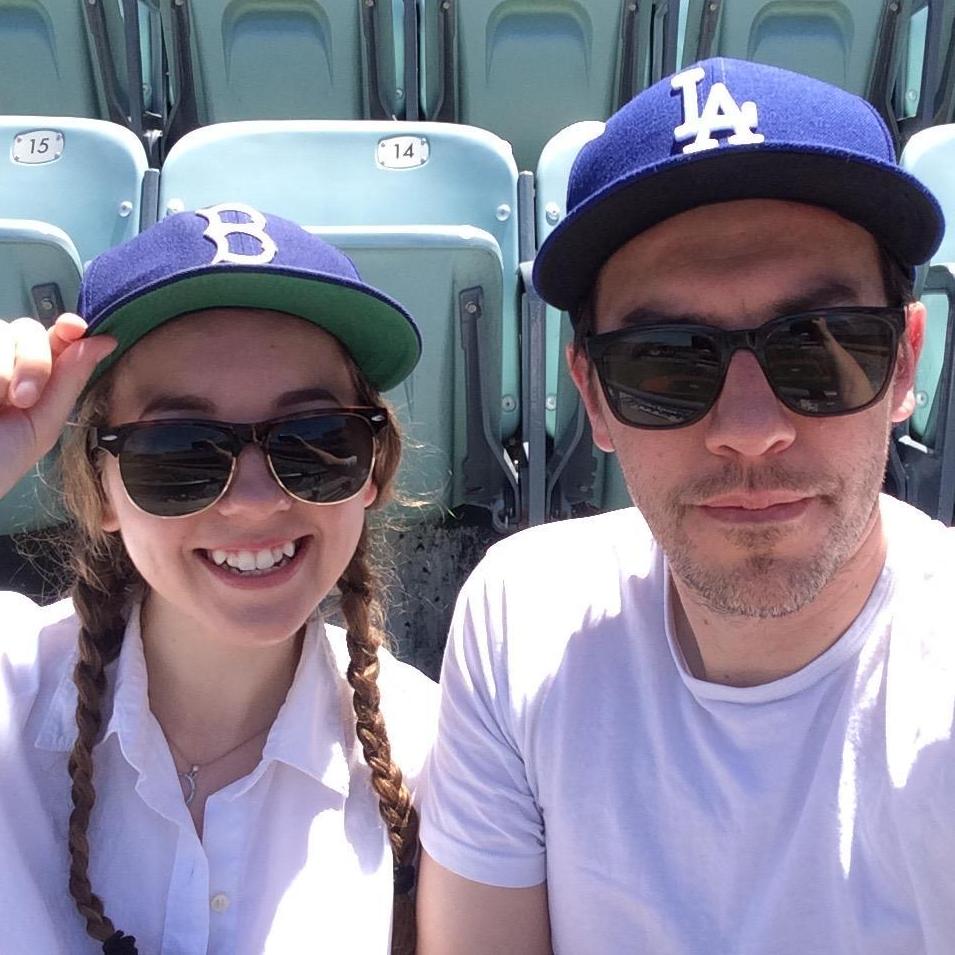 One of many Dodger games.