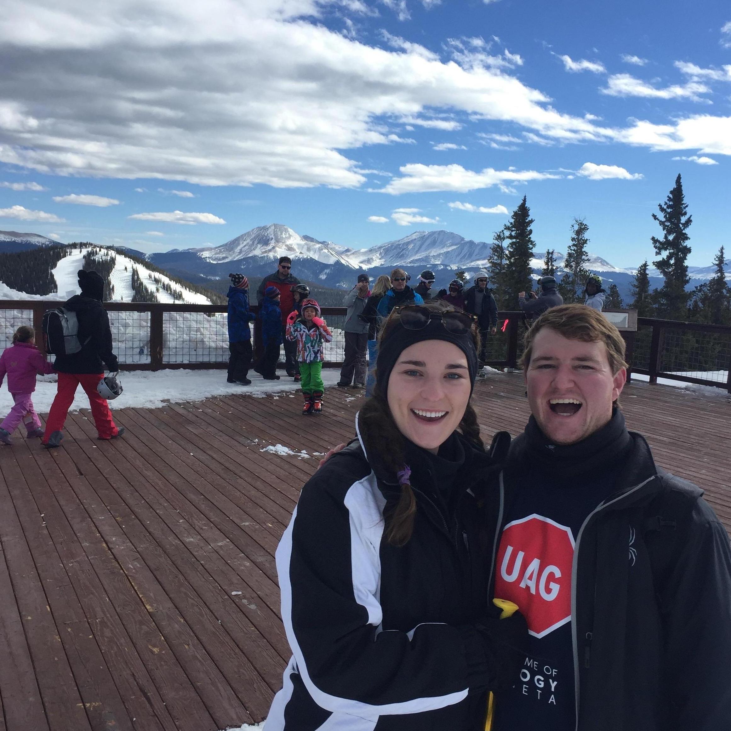 2017 - UT and SMU finally had the same spring break! Clark and Rebekah spent it in Breckenridge, CO.