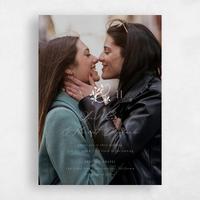 Brown Wedding Invitation - Olmo Photo