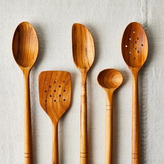 Wooden 5-Piece Spoon Set
