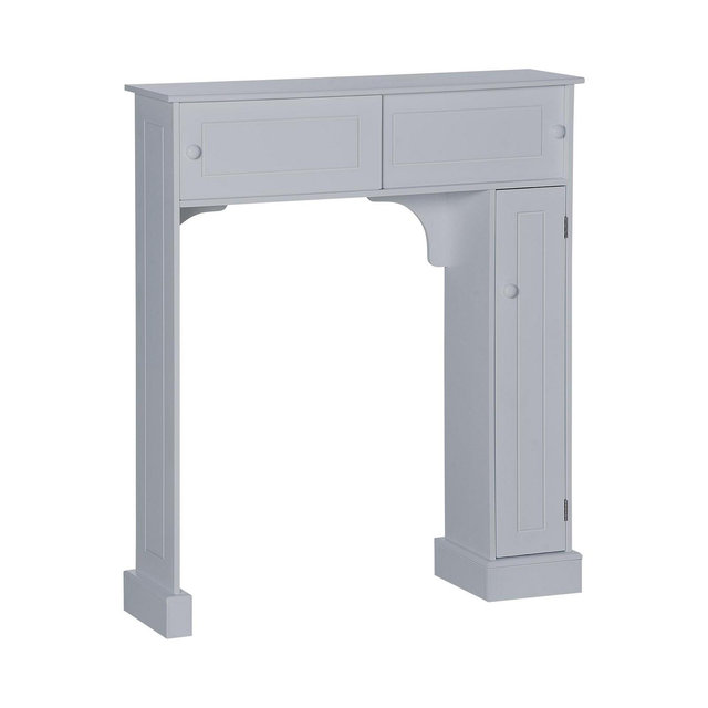 HOMCOM Over the Toilet Storage Cabinet w/ Adjustable Shelves, Toilet Rack