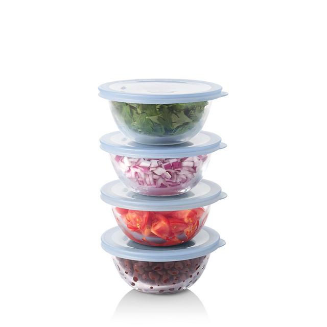 OXO 8-Piece Glass Prep Bowl Set