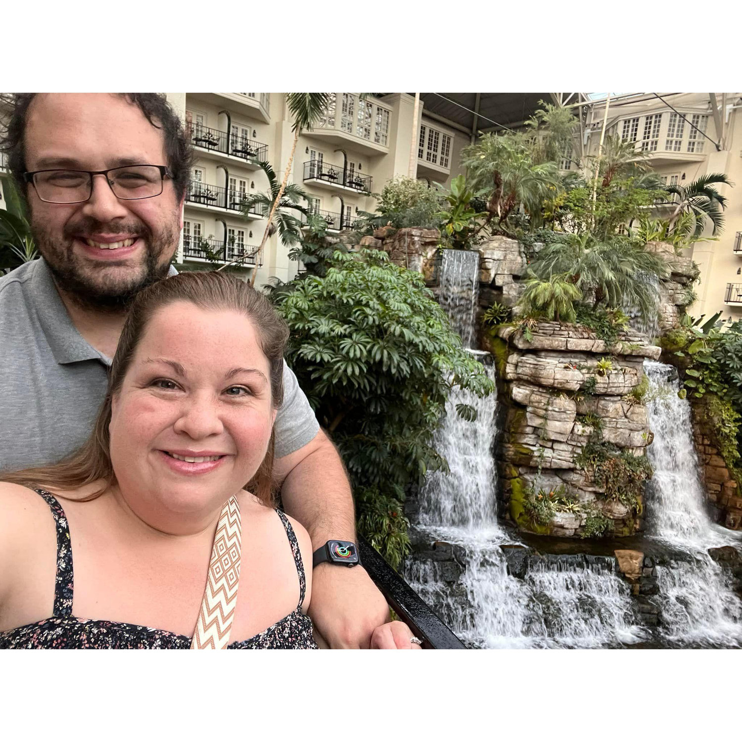 Eric and I taking a self guided tour at the Gaylord in Nashville.