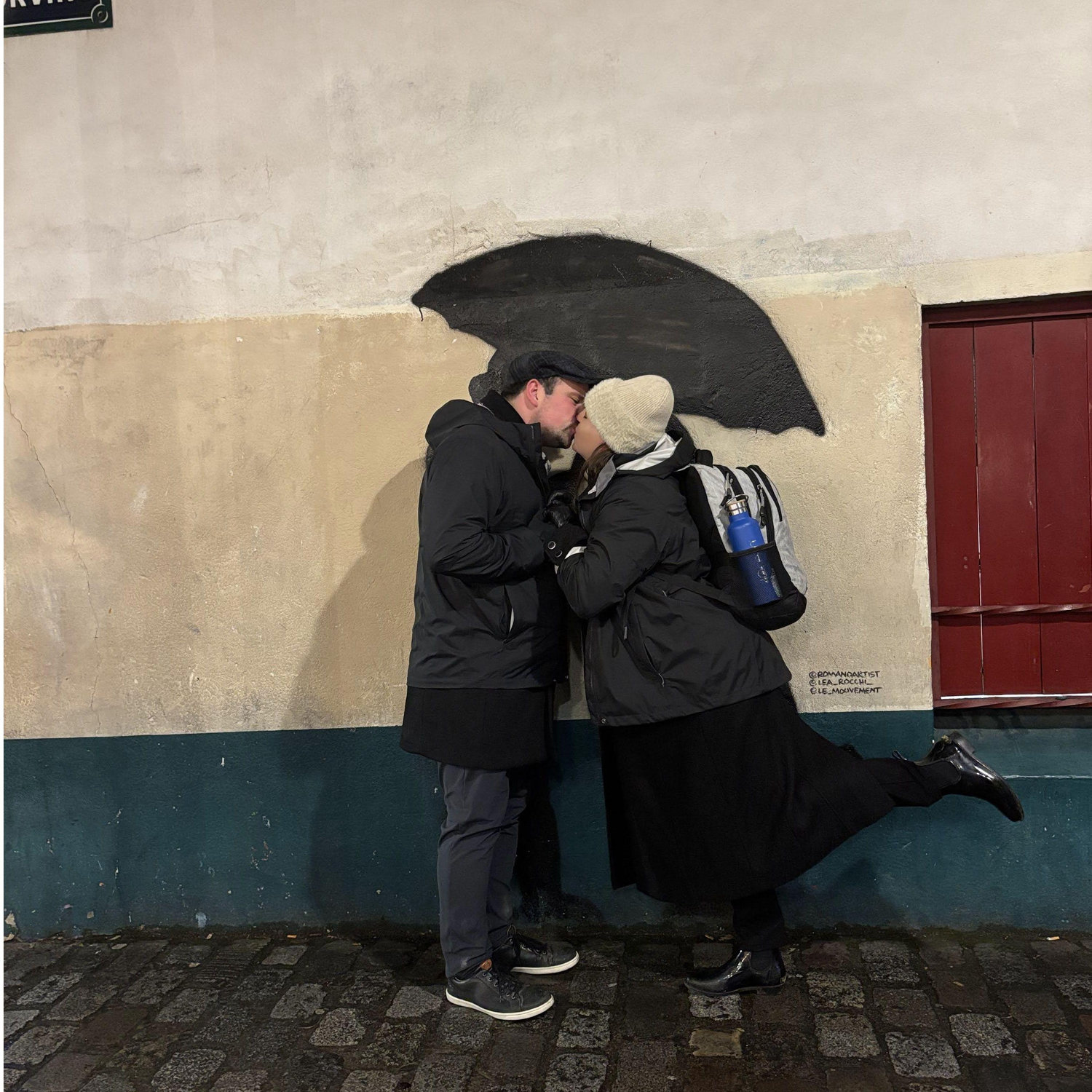 Matching the street art in Paris