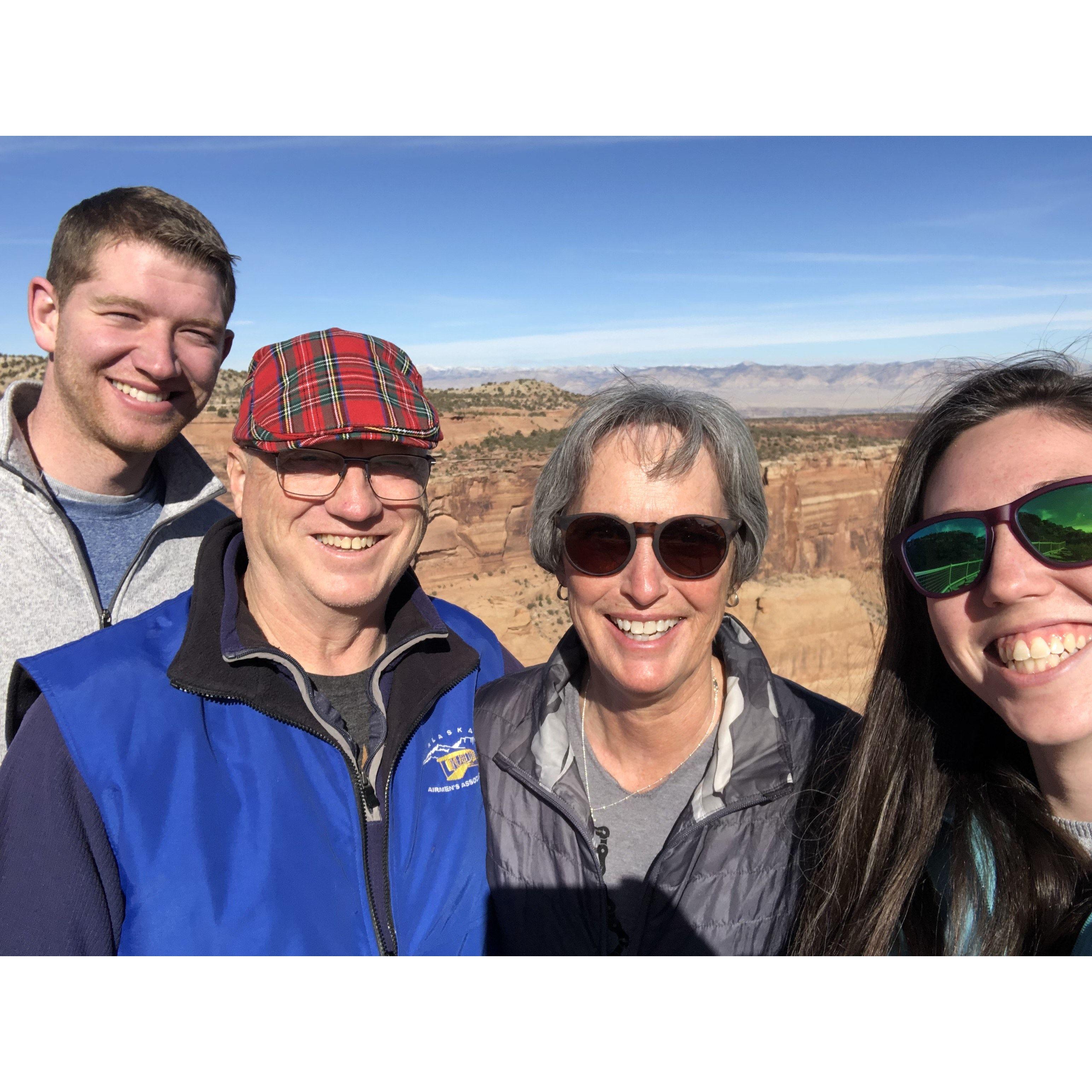 Matt met Abby's parents a month later!