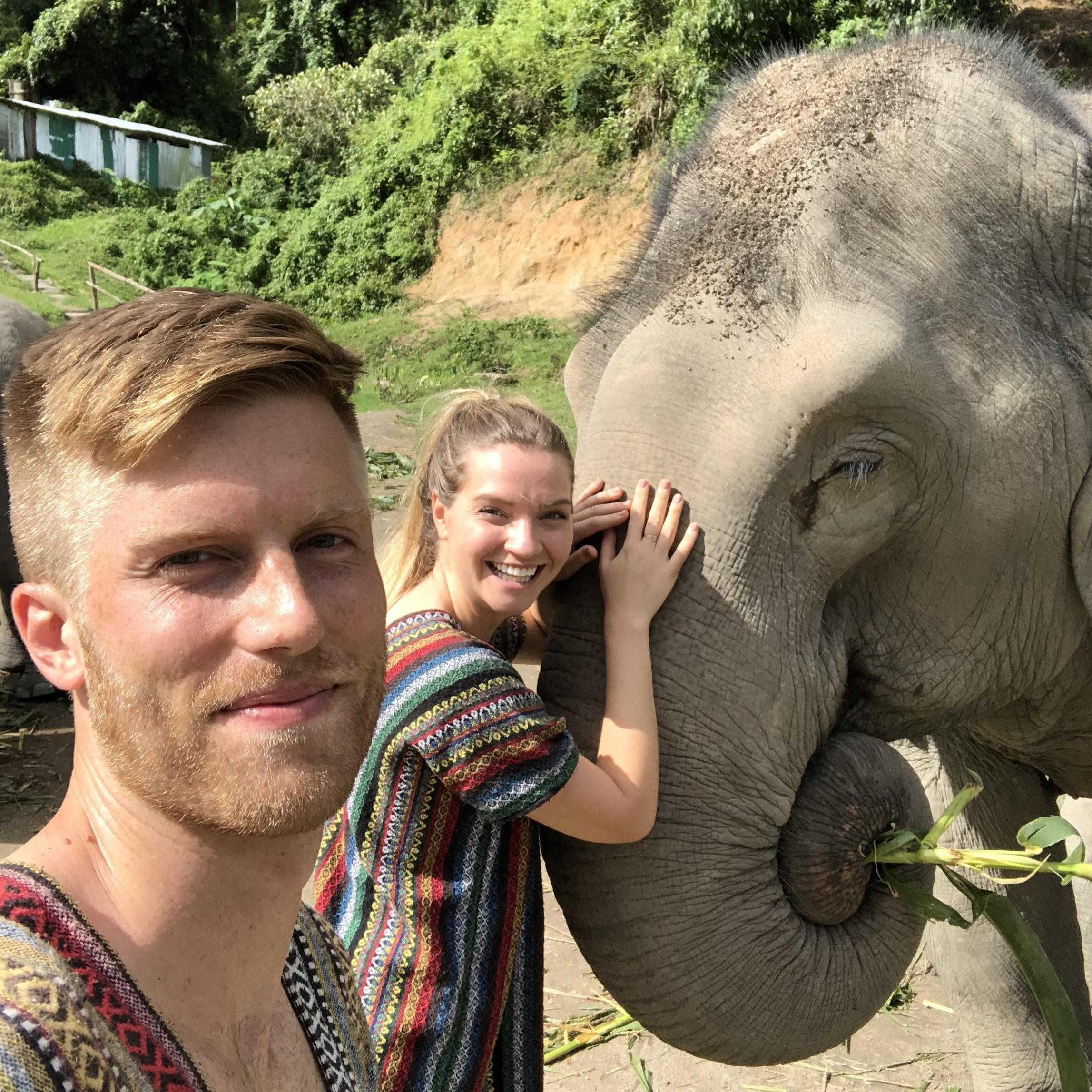 Thailand! Highlights of this trip include an engagement, petting elephants, and a broken elbow.