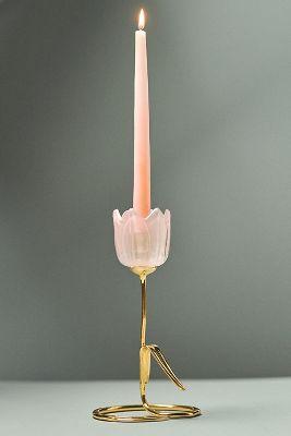Tulip Brass Candle Holder