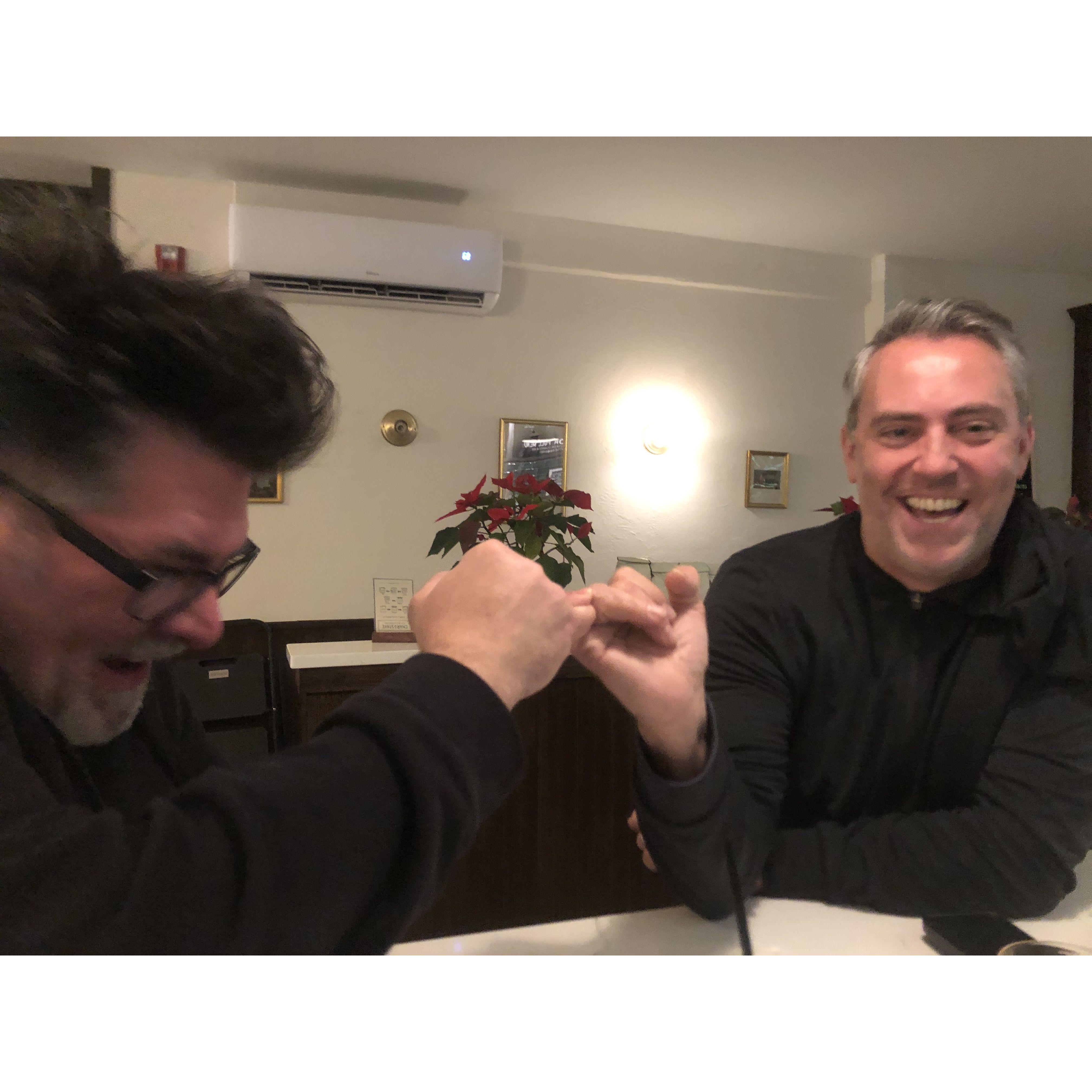 Dave & Bobby exchanging Dungeon Master Secrets