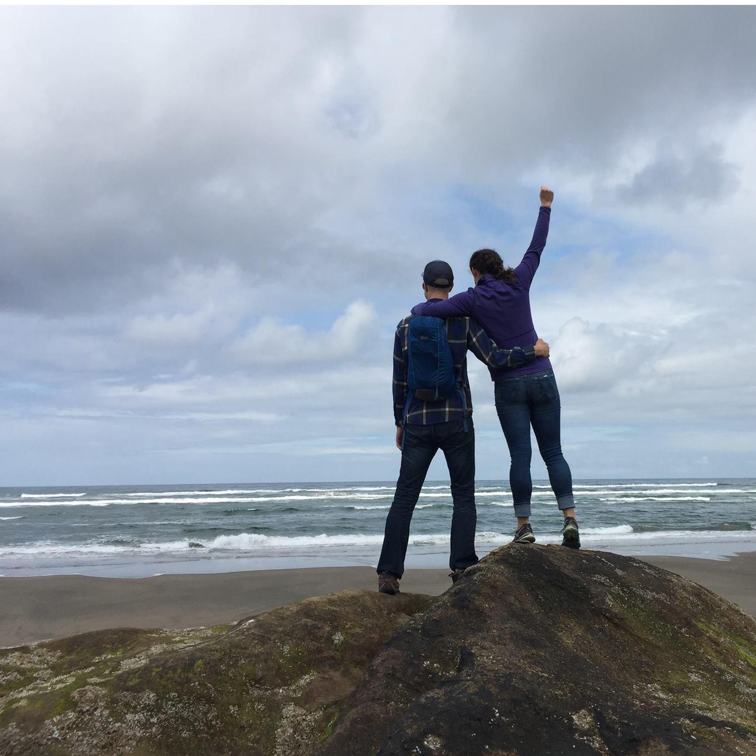Together, we can take on the world. Oregon Coast, 2017