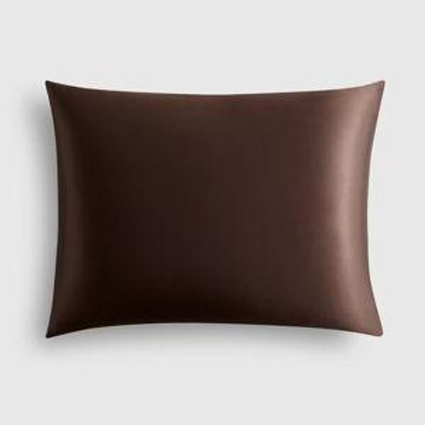 100% Mulberry Silk Pillowcase - Espresso, Standard