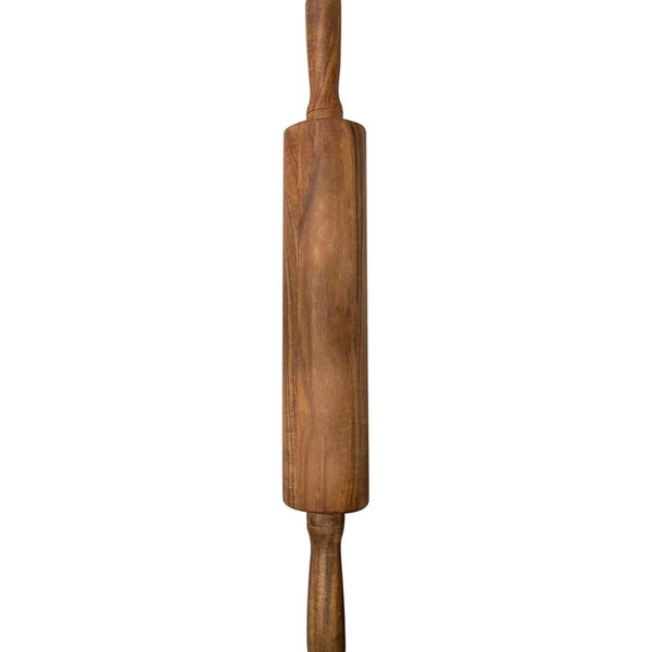 Ironwood Gourmet Acacia Wood Rolling Pine, 12" barrel x 2.75"