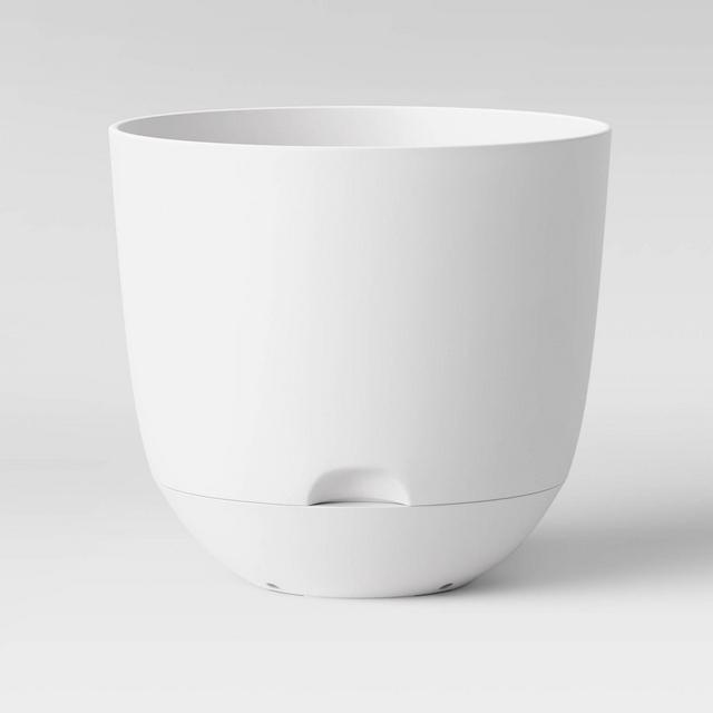 8" Self Watering Planter White - Room Essentials™
