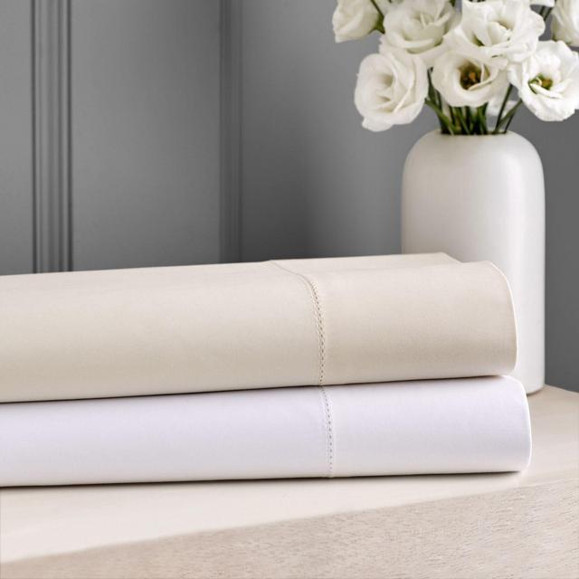 Hudson Park Collection 680TC Extra Deep Flat Sateen Sheet, King - 100% Exclusive
