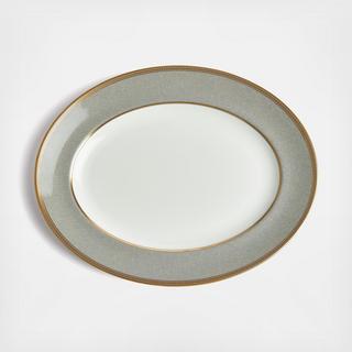 Renaissance Grey Oval Platter