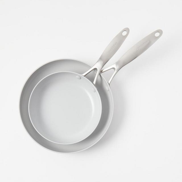 Ceramic Non-Stick Frypan, Set of 2 (8"+10")