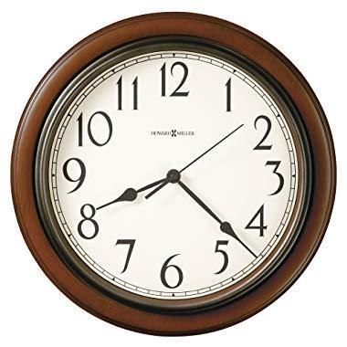 Howard Miller Kalvin Wall Clock 625-418 – Modern & Round with Quartz Movement