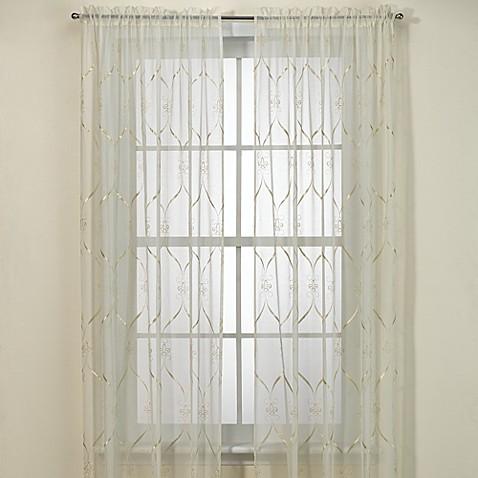 Croscill® Cavalier 84-Inch Sheer Window Curtain Panel