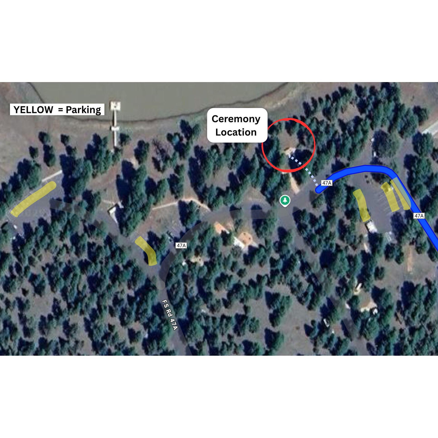 Parking for Ceremony - more parking available slightly further away