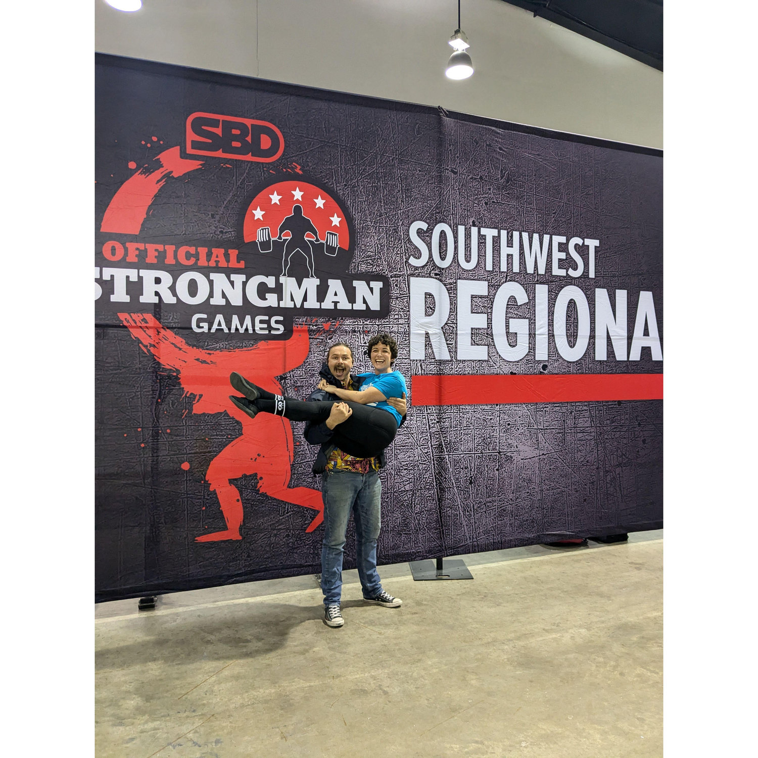 Sean has committed to a life full of traveling to Jessie's strongman competitions