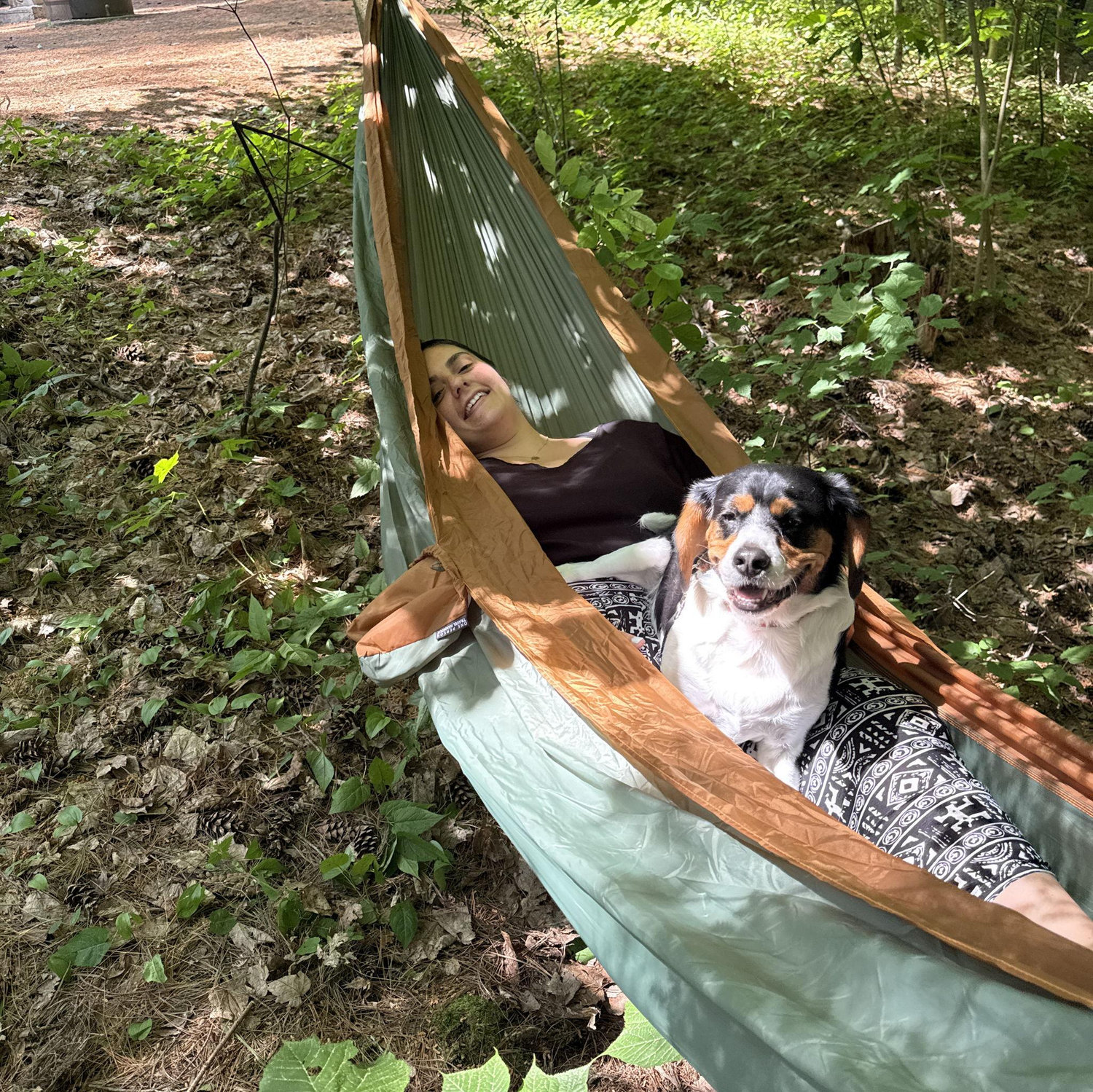 Scott, Christina & Mila's first camping trip (in a tent for multiple nights)! We learned that Mila loves the outdoors - us...not so much.