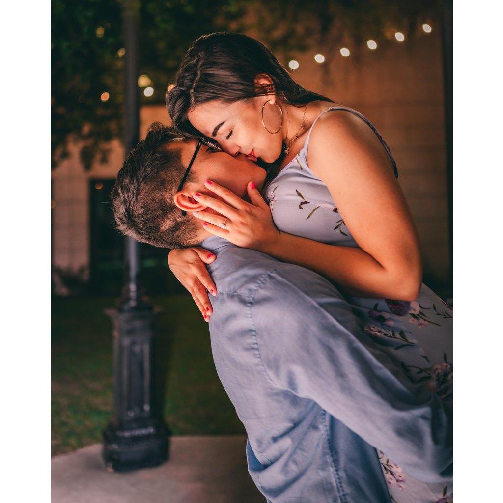 When we got engaged!