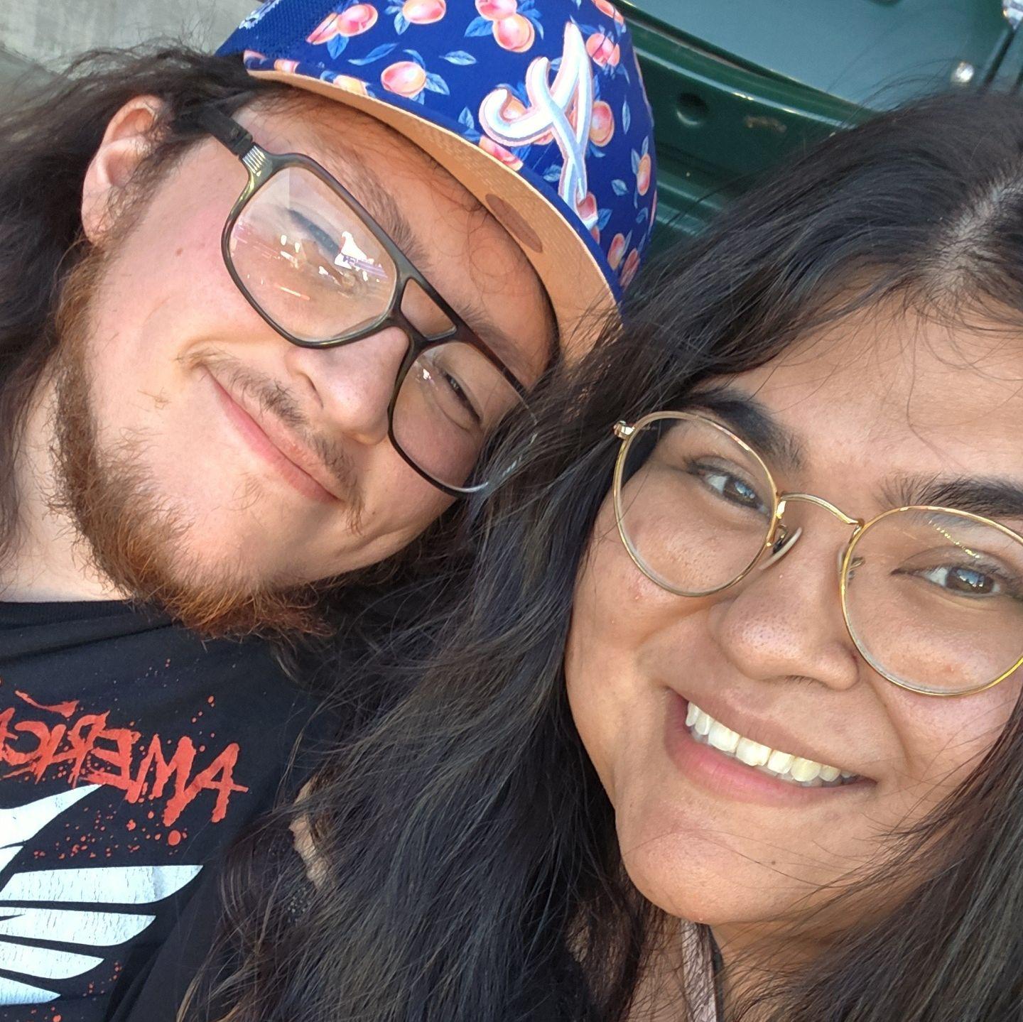 First baseball game together. WSH @ ATL