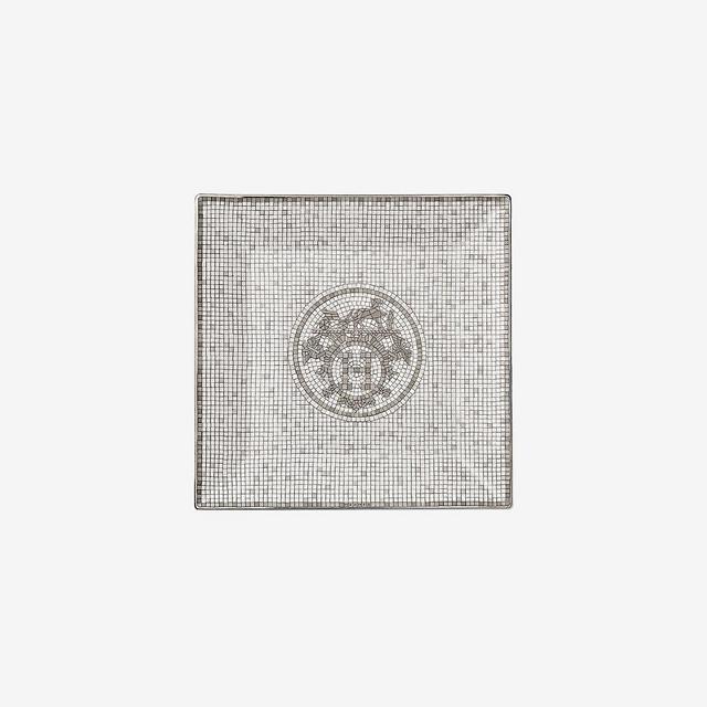 Mosaique au 24 platinum square plate ,  $185