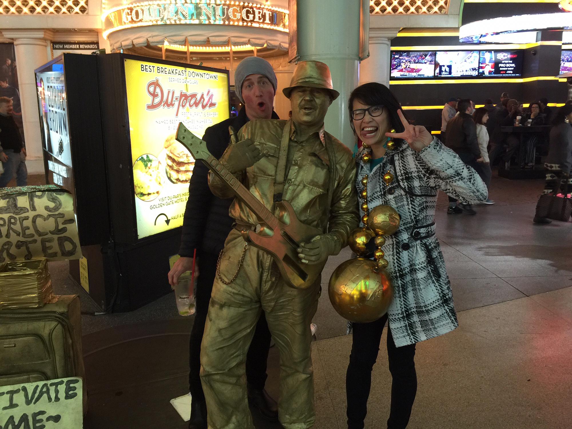 Las Vegas street "mannequin"