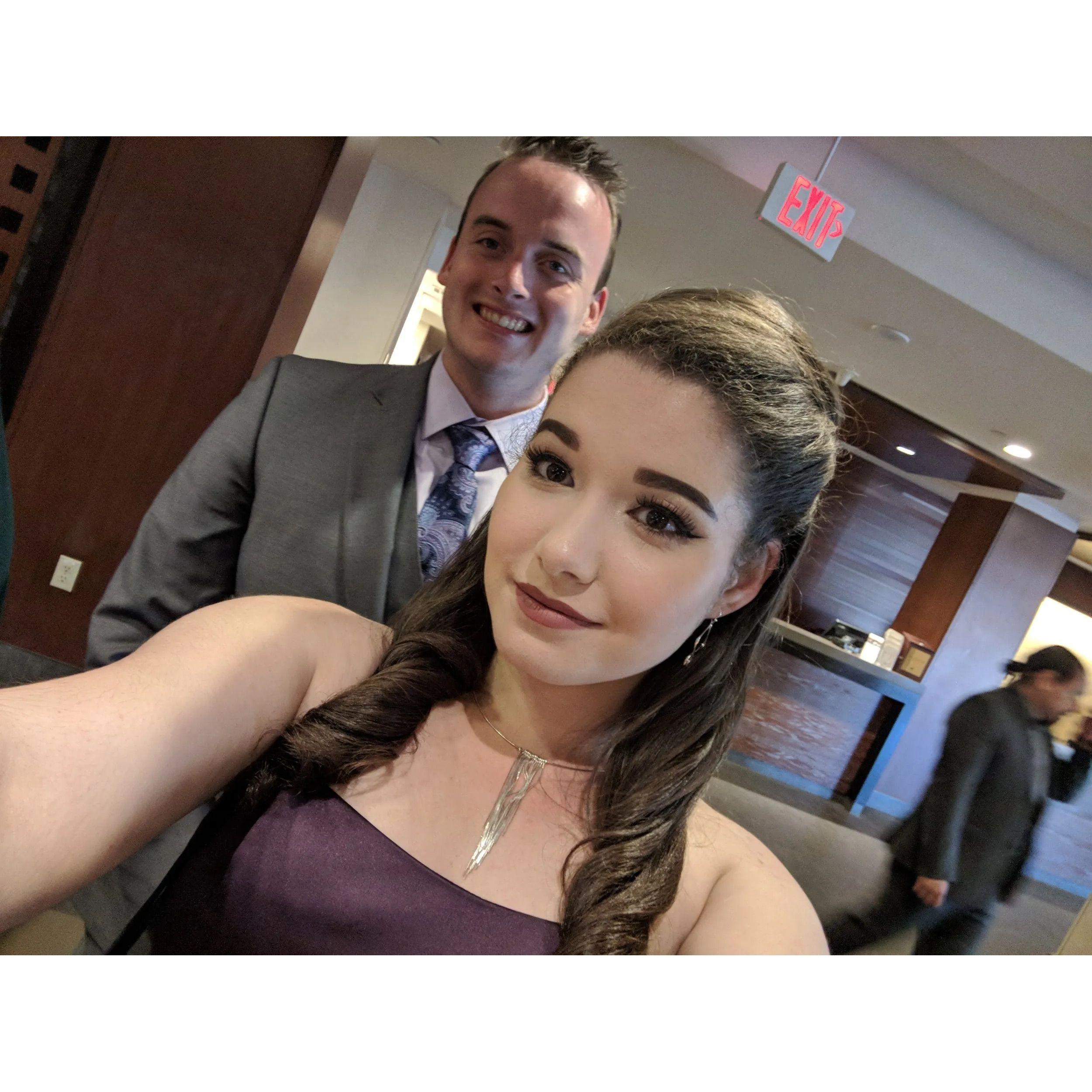 July 14, 2018
Going to important events together. (Congrats Hunter and Allison.)