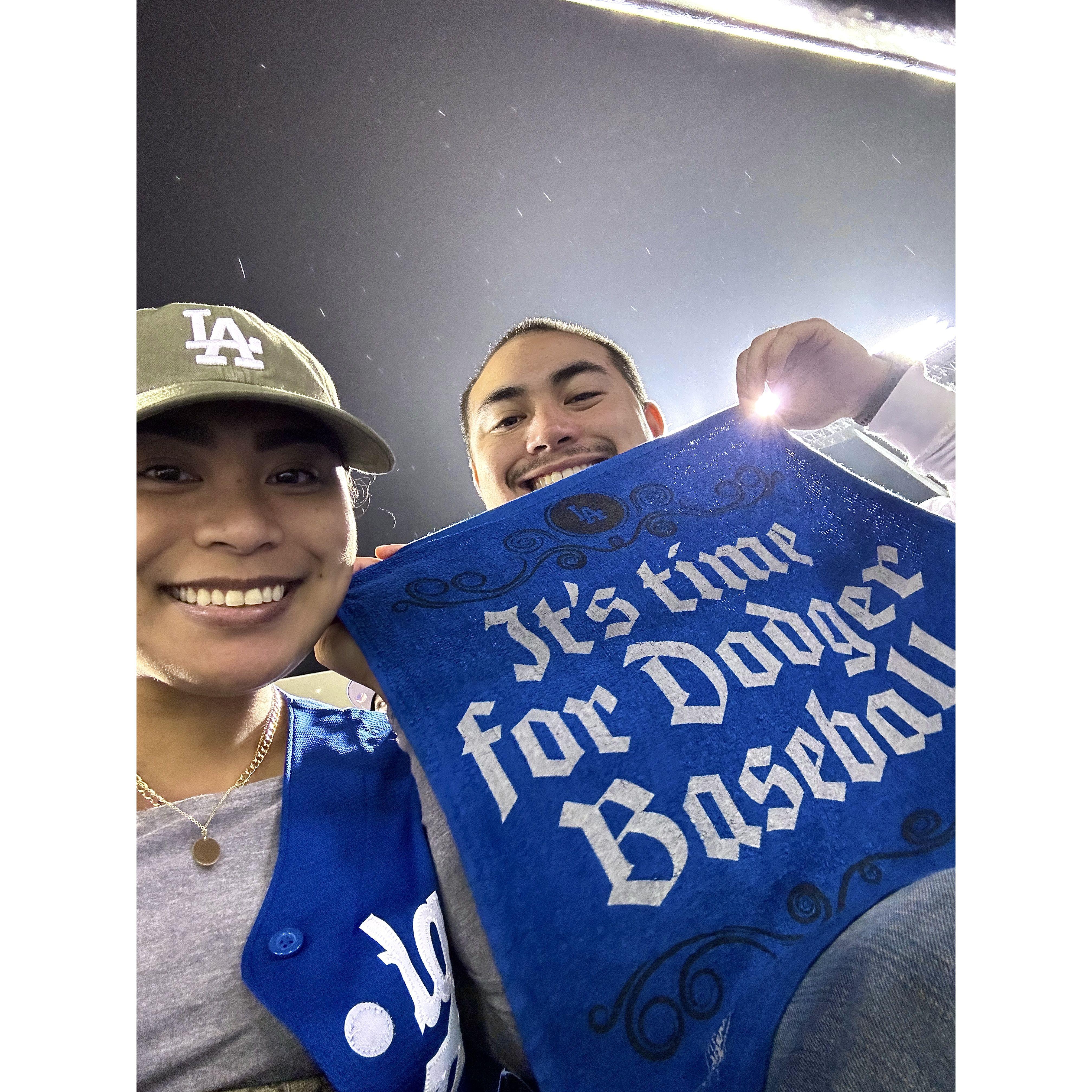 2022 Playoff Dodger game against the Padres (we won)