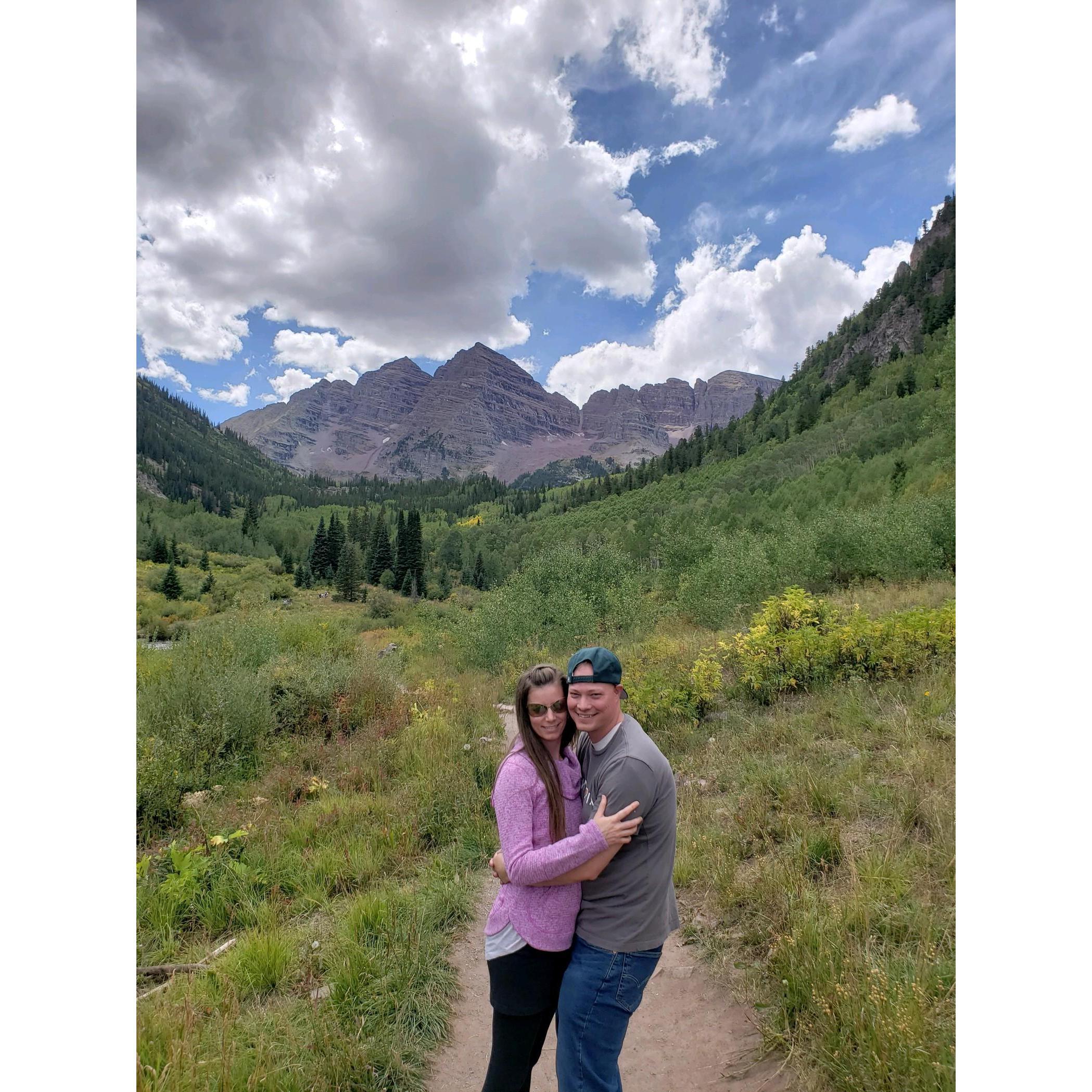 At the Maroon Bells