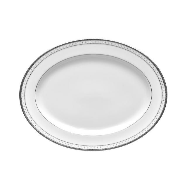 Noritake Rochester Platinum Oval Platter