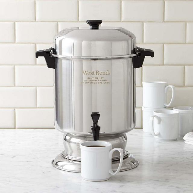 West Bend 55-Cup Stainless Steel Coffeemaker