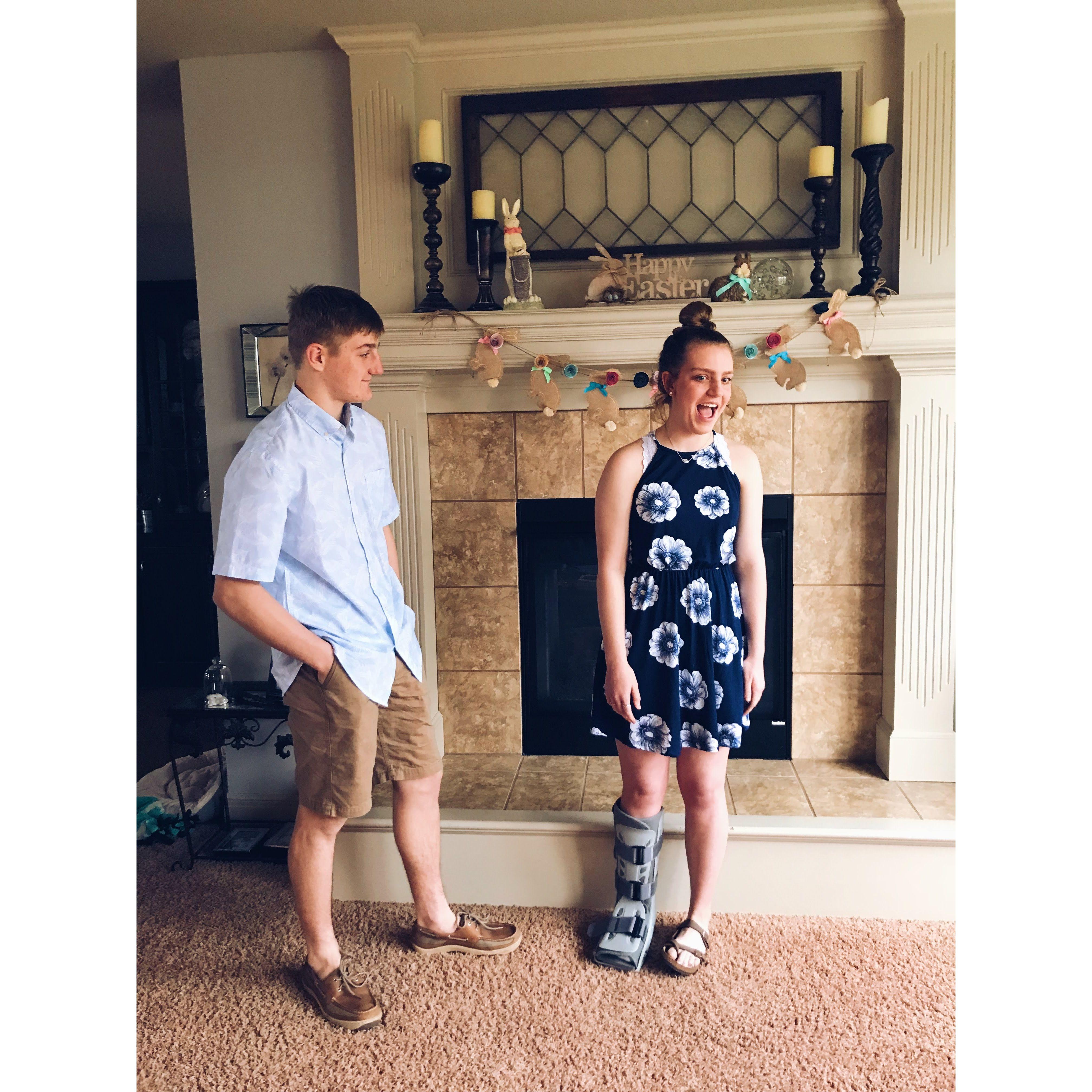 Pictures before a JA dance