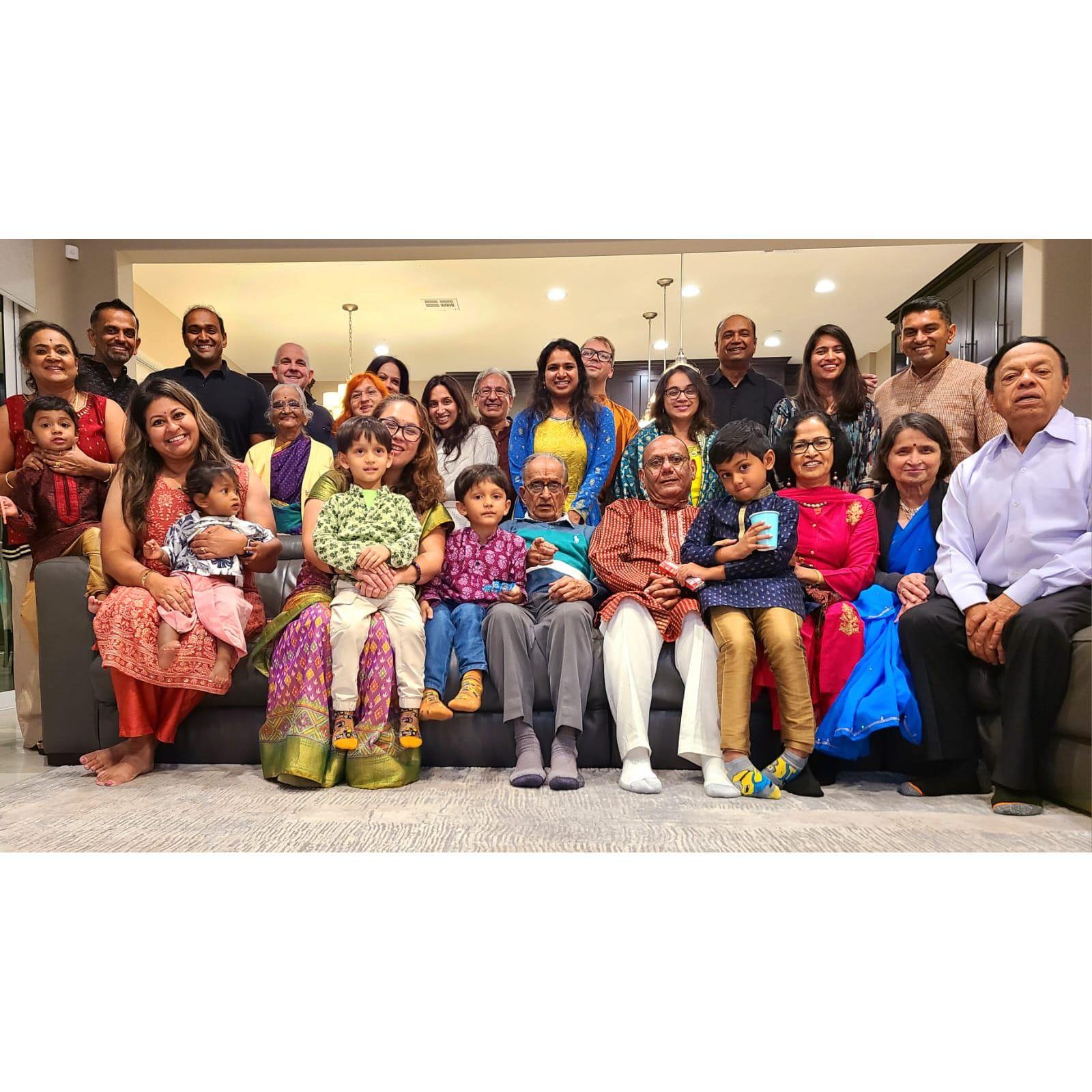 Diwali parties with the gang — lights, laughter, and lots of love!